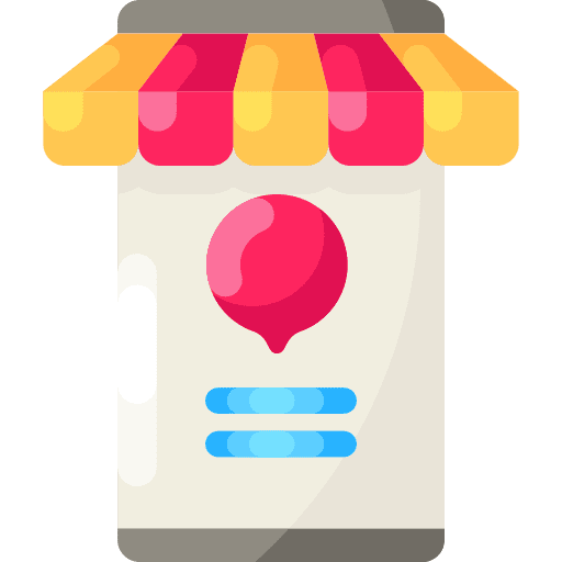 Online shopping placeholder online shopping commerce and shopping icon