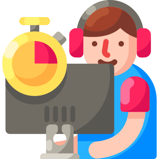 Customer service headset customer support avatar icon