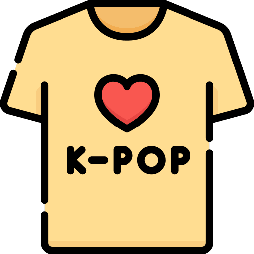 Kpop fashion music heart icon