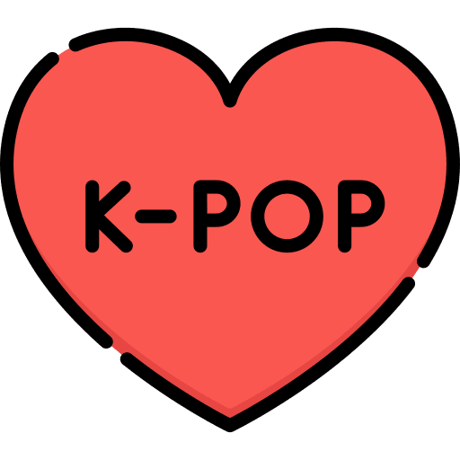 Kpop music korea music and multimedia icon