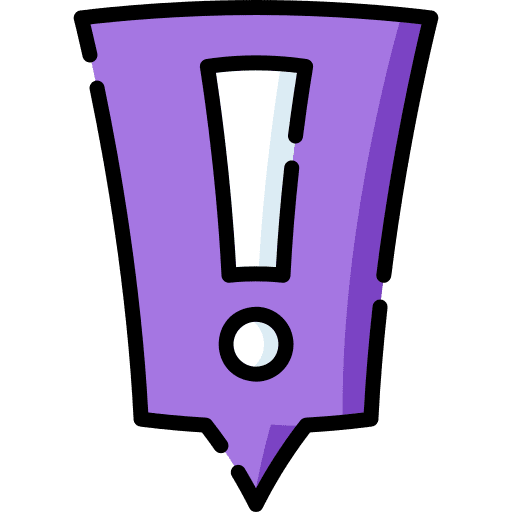 Exclamation comment communication message icon