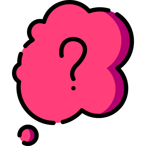 Question mark balloon talk communications icon