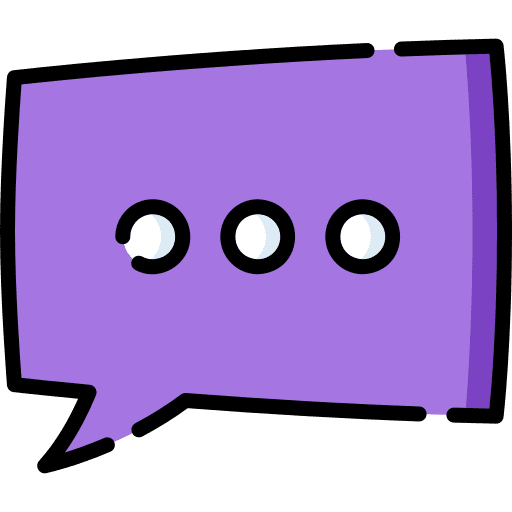 Speech bubble message communication balloon icon