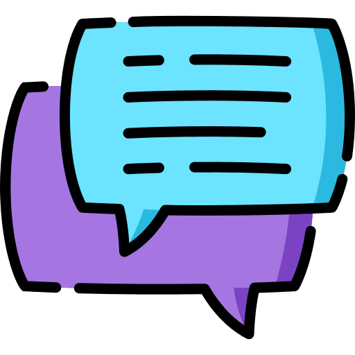 Speech bubble message communications speech bubble icon