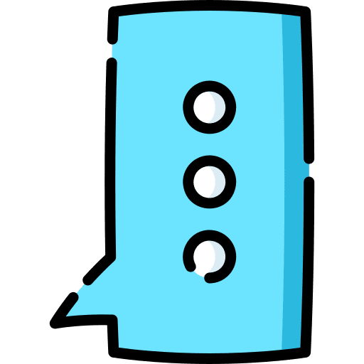 Speech bubble comic dialogue communication icon