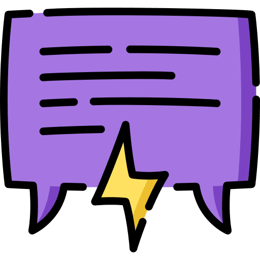 Speech bubble communications communication comic icon