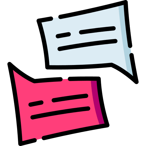 Speech bubble dialogue message balloon icon
