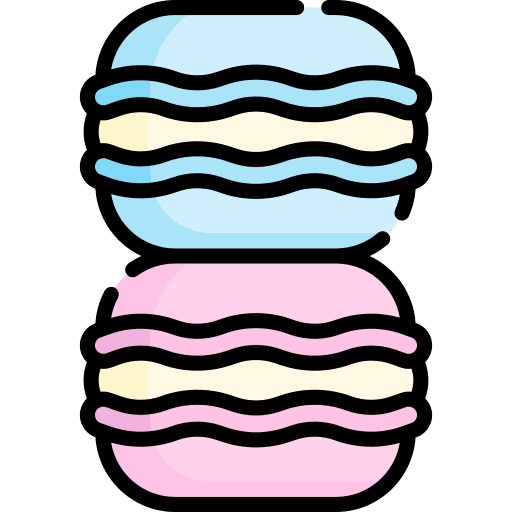 Macaron dessert baker food and restaurant icon