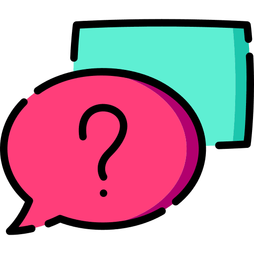 Question comment message comic icon
