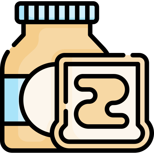 Peanut butter salty food and restaurant gastronomy icon