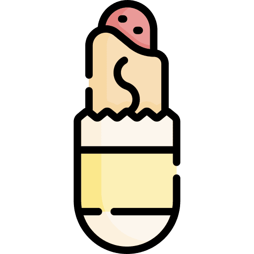 Corndog fast food sausage corndog icon