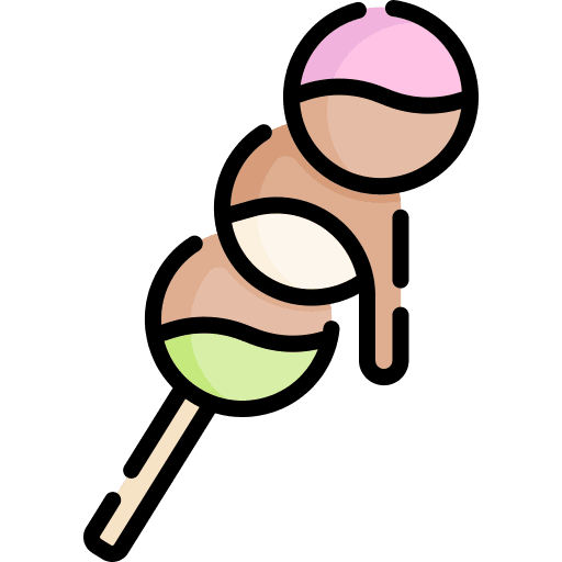 Dango food and restaurant japan japanese icon