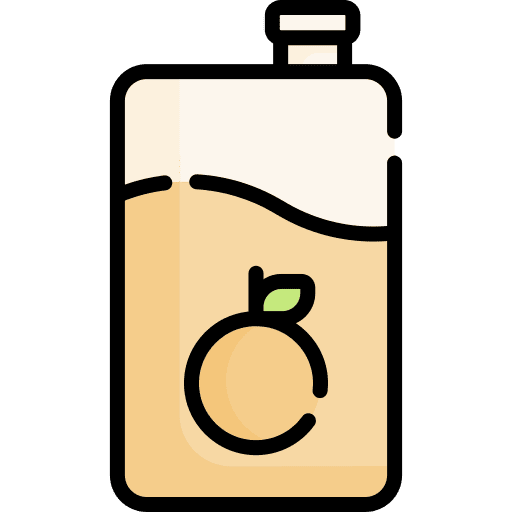 Juice box beverage drink orange juice icon