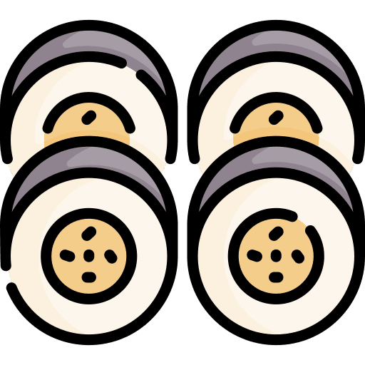 Kimbap asian food typical kimbap icon