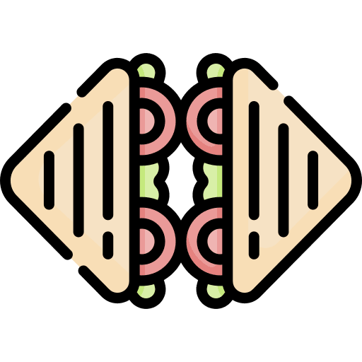Sandwich tomato snack bread icon