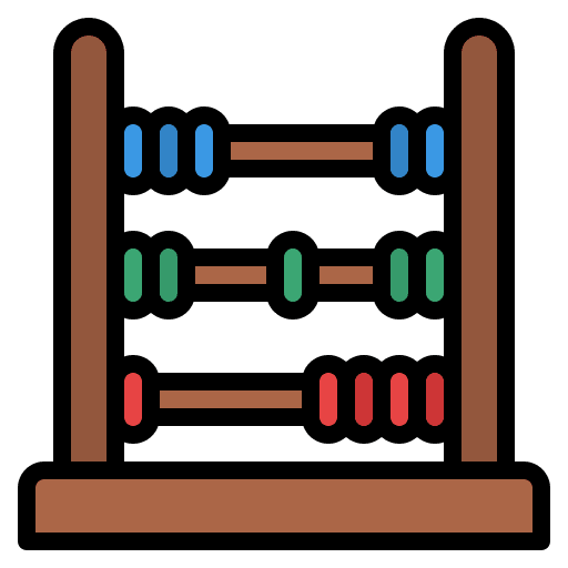 Abacus play toys abacus toy icon