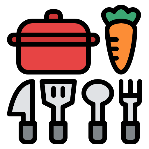 Kitchen set childhood cooking child icon