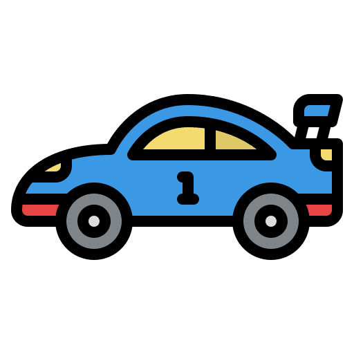 Racing car baby car car toys icon