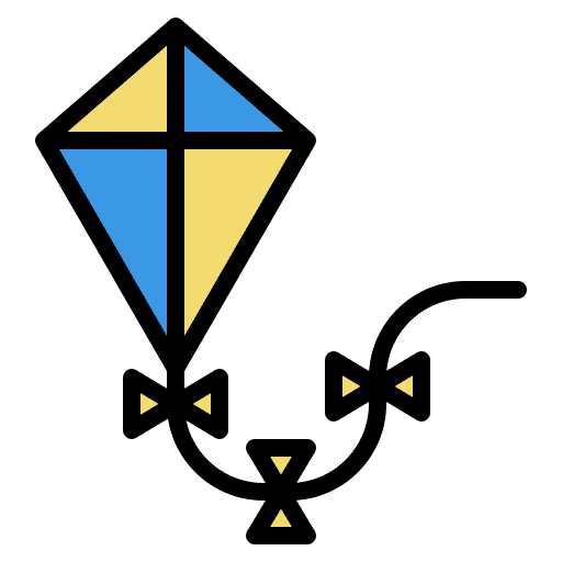 Kite children child toys icon