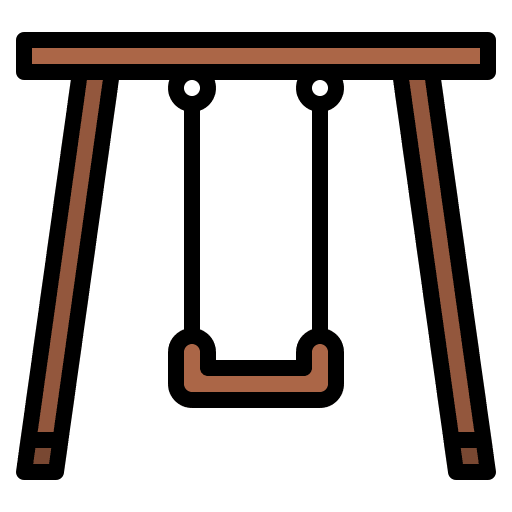Swing child kid swing icon