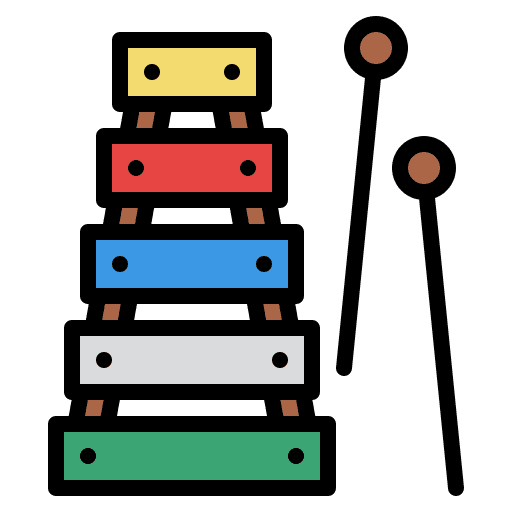 Xylophone toys xylophone toy icon