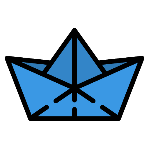 Paper boat paper boat kid and baby kid icon