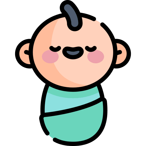 Baby baby avatar boy icon