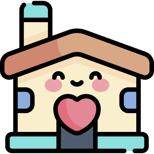 Home lovely heart home sweet home icon