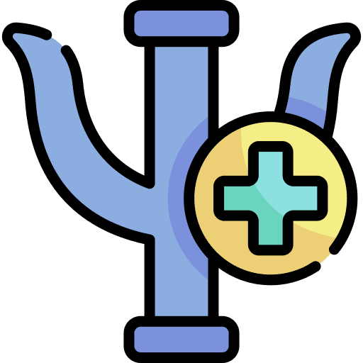 Psychology mental health psi symbol icon