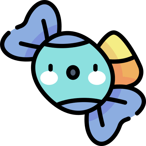 Candy sugar dessert food icon