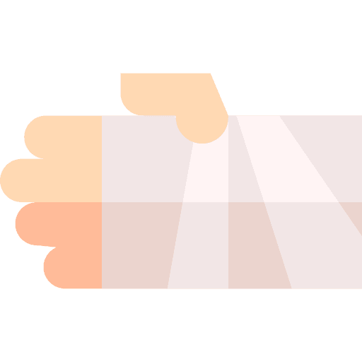 Cast clinic broken arm injury icon