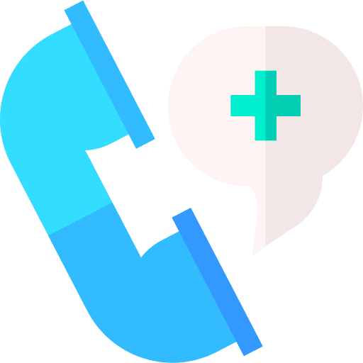 Emergency appointment call healthy icon