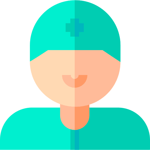 Nurse medical assistance occupation avatar icon