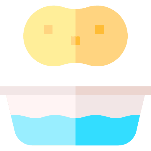 Bath hygiene bath wash icon