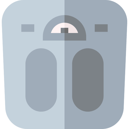 Scale footprints diet scale icon