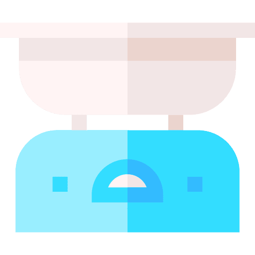 Scale scale baby weight healthcare and medical icon