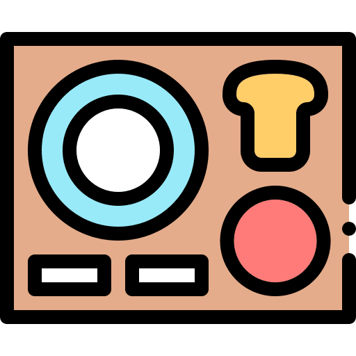 Lunch sandwich food and restaurant vegetables icon