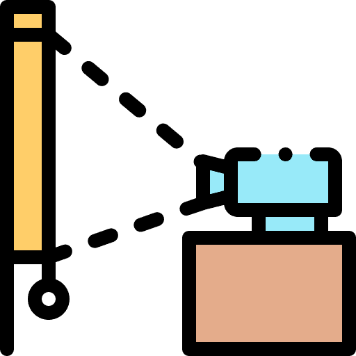 Projector classroom screen presentation icon