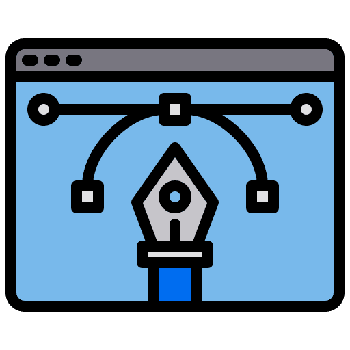 Elearning art elearning monitor icon