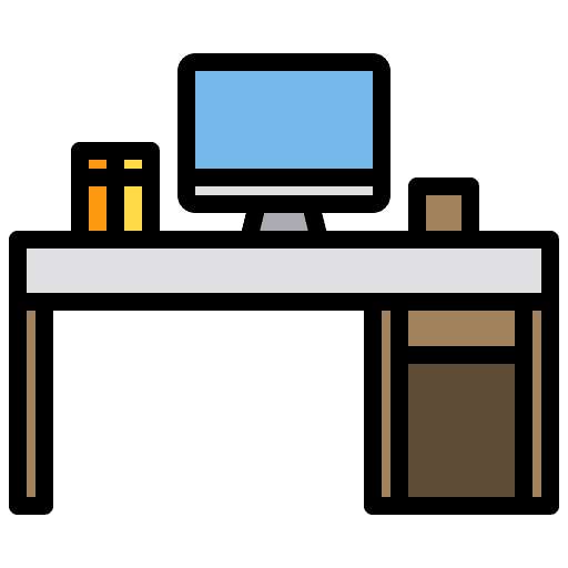 Workspace workbench workspace office table icon