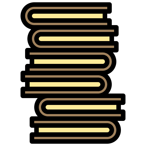 Book study subjects stack icon