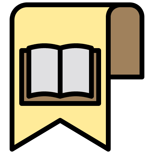 Books education books bookmark icon