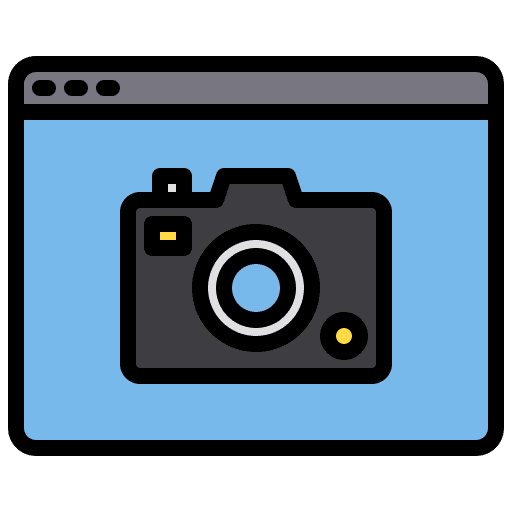 Photography education learning photography icon