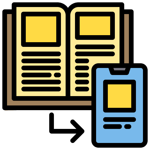 Responsive electronics online learning education icon