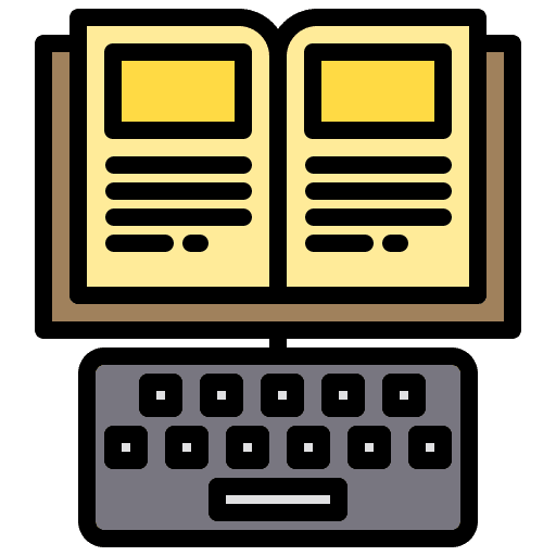 Study online learning elearning education icon