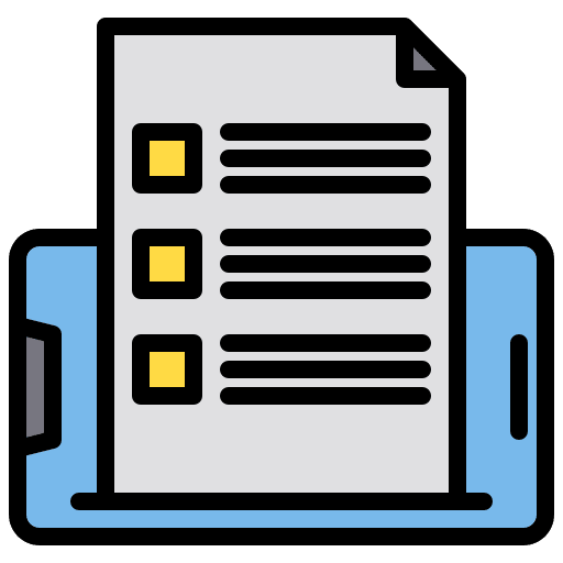 Test education exam online icon