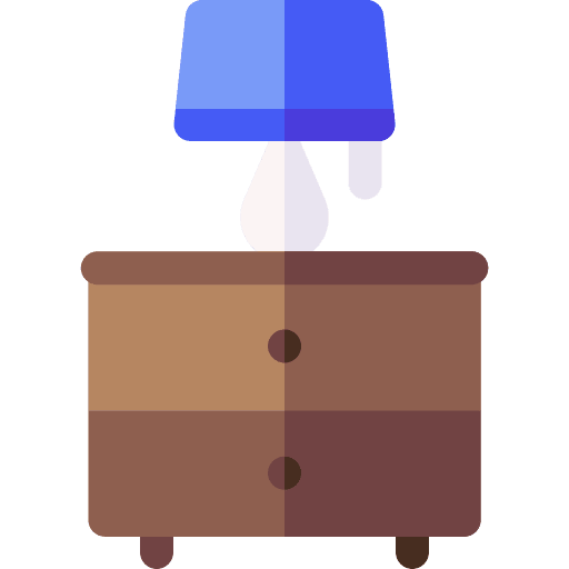 Bedside table bedside table home decoration electronics icon