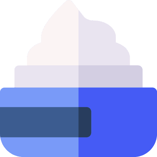 Cream body cream skin care icon