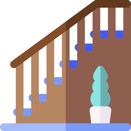 Stairs furniture and household plant stairs icon