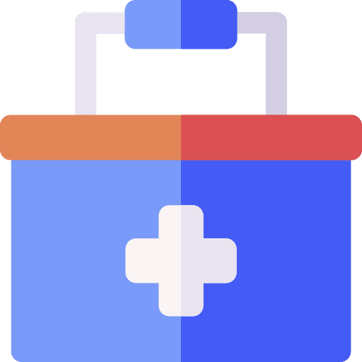 First aid kit healthcare healthcare and medical first aid box icon
